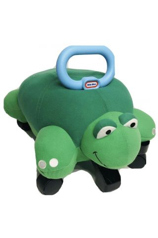 Little Tikes Pillow Racer Green Turtle Toddler Ride On Toy Cute & Rare