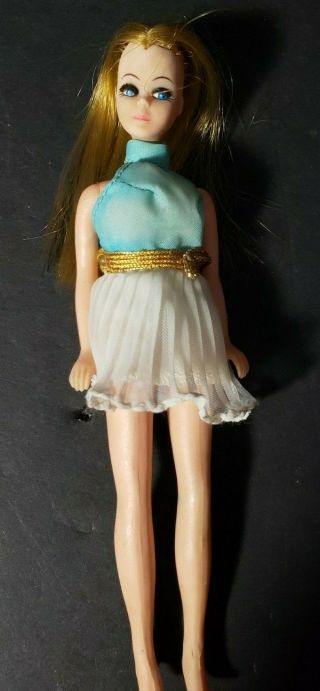 Vintage Topper Dawn Doll In Dress