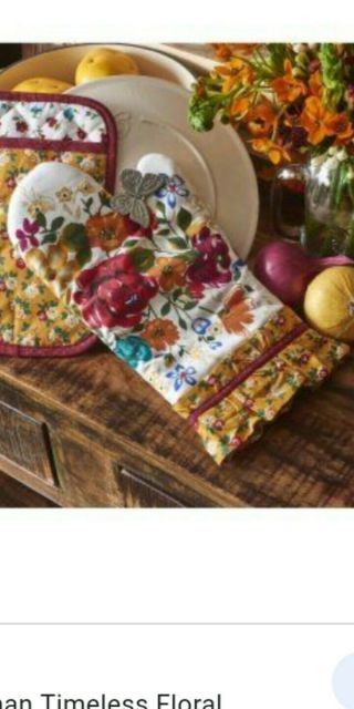 Pioneer Woman Oven Mitt Timeless Floral Very Rare Collectible Heres Ur Chance