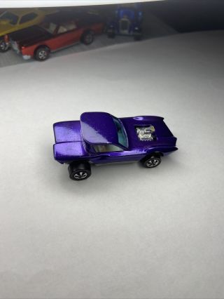Hot Wheels Redline Python,  Hk,  Purple Nm - Rare No Black Roof 100 Real