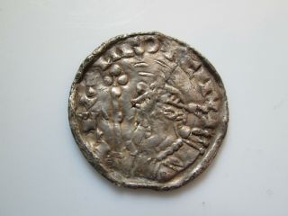 England Anglo - Saxon 11 Century Harthacnut Rare Penny,  Steyning.  Broken & Glued.