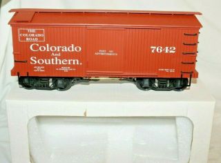 Rare Hartland Locomotive Hlw 04005 C&s Colorado Southern Box Car G Lgb Mib