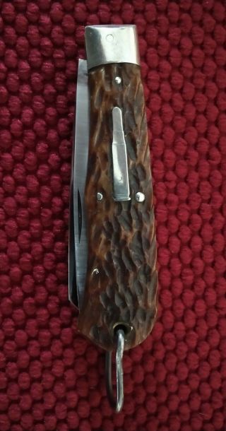 Rare Vintage Remington R1123 Bullet Trapper Knife Between 1919 - 1940