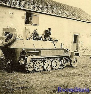 Rare German Elite Waffen 2nd // Panzer Division Sdkfz.  251 Halftrack (2)
