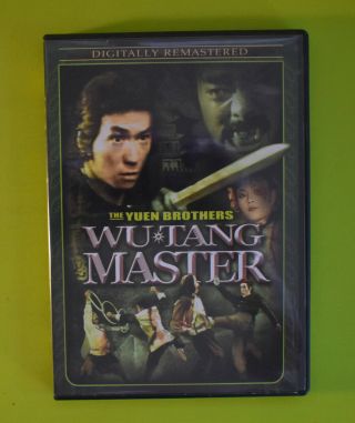 Wu Tang Master Shaolin Drunkard Dvd,  2003 Dubbed Region 1 Remastered Very Rare