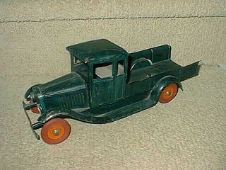 Antique Rare Kingsbury Toy Jc Penney Truck Little Jim Wind - Up Pressed Steel Vtg
