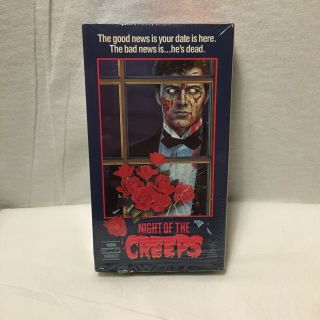 Night Of The Creeps - Rare Horror Beta - Hbo Cannon - Cult Betamax - Not Vhs