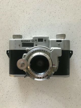 Rare Vintage Kodak 35 Camera With 50mm Anastigmat Special F/3.  5 Lens
