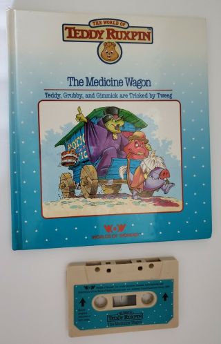 Vintage Teddy Ruxpin The Medicine Wagon Book Cassette Tape Read Along Alchemy