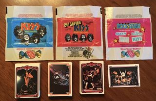 Vintage & Rare Kiss Aucoin 1978 (series 1 & 2) Bubblegum Cards & Wrappers