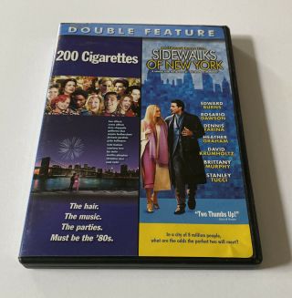200 Cigarettes/ Sidewalks Of York (dvd,  2008) Rare Oop Usa R1