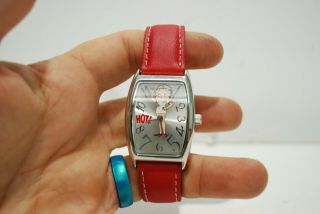 2008 Betty Boop Hot Wristwatch Watch Red Band Made In Japan
