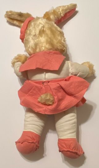 RARE Vintage Rushton BUNNY GIRL Sailor Easter Doll 20 