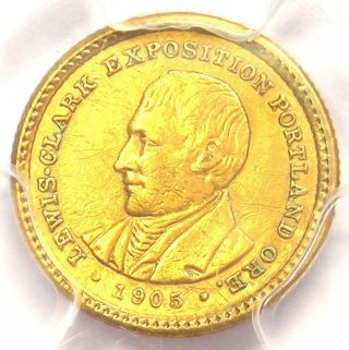 1905 Lewis & Clark Gold Dollar G$1 - Certified Pcgs Au Detail - Rare Coin