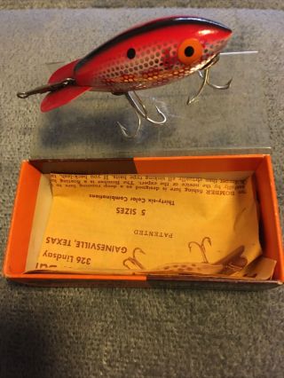Vintage Bomber Fishing Lure M384 Box / Paperwork