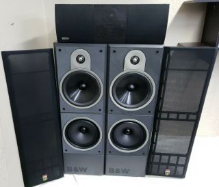 B&w Bowers & Wilkins 600 Series Pair Speakers Unique & Rare Adult Pre - Owned Fast