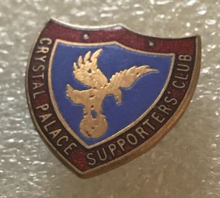 Very Rare & Old 1970’s Crystal Palace Supporters Club Enamel Badge