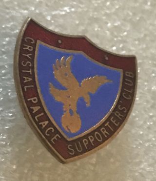 Very Rare & Old 1970’s Crystal Palace Supporters Club Enamel Badge 2