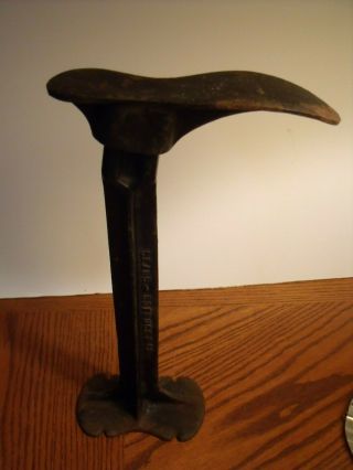 Eclipse Vintage/antique Cast Iron Cobbler Shoe Maker Stand 13 - 1/2 " Base W/ B Form