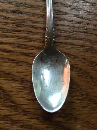 Melbourne By Oneida Sterling Infant Feeding Spoon No Monogram. 3