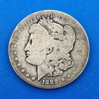 1889 Cc Morgan Silver Dollar Scarce Key Rare Carson City Wild West Coin