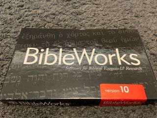 Rare Bibleworks 10 W/ Bdag/halot Unlock Codes