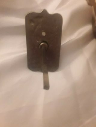 Brass HAND CRANK DOOR BELL. 3