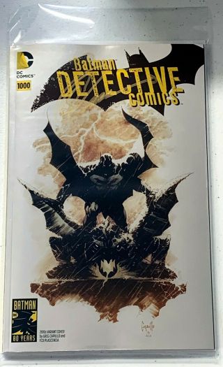 Detective 1000 - Rare Gold Foil Exclusive - Signed By Artist Greg Capullo
