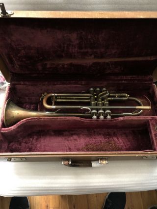 Vintage Rare Vintage Rudy Muck Series 97 Bb Trumpet And Case Jazz Horn
