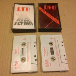 Ufo 2 X Ultra Rare Vintage Cassettes Flying & Live In Japan Nr Postage