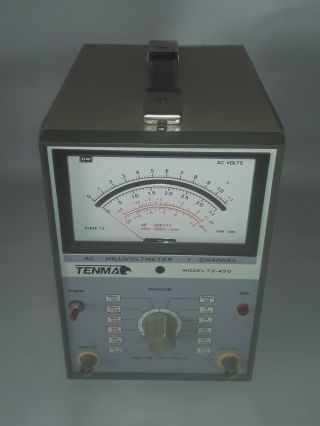 Tenma Ac Millivoltmeter Model 72 - 450 Great