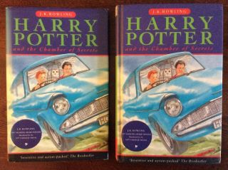 Rare 1st Edition 4th Print Harry Potter And The Chamber Of Secrets Hardback