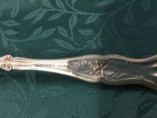 2 pc 1847 Rogers Silverplate Twist Handle Master Butter Knife VINTAGE GRAPE 1904 3