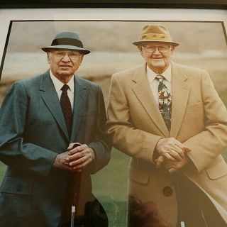 Rare 1992 Byron Nelson & Ben Hogan Signed Autograph Golf Photograph by David Woo 2