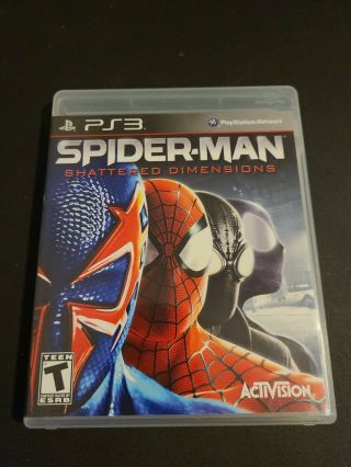Spider - Man Shattered Dimensions (2010) Playstation 3 Ps3 Complete Rare