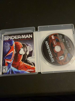 SPIDER - MAN SHATTERED DIMENSIONS (2010) PLAYSTATION 3 PS3 COMPLETE RARE 3