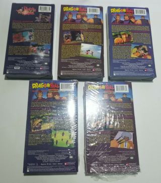 Dragon Ball Red Ribbon Army Saga VHS Rare Uncut & Standard,  Mystical Adventure 3
