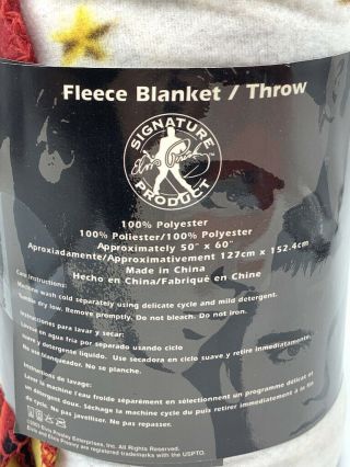 Elvis Presley Fleece Blanket Throw 50 