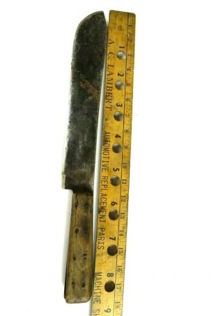 Antique J.  Russell Co Green River Buffalo Knife Huge 17.  5 Rare 19th Century