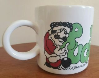 Rare Welsh Rugby Mug By John Hughes Wales Groggs