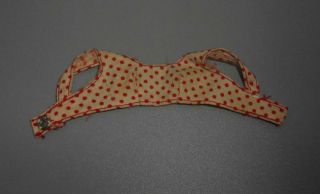 1965 Vintage Straight Leg Francie Doll Polka Dot Swimsuit Top