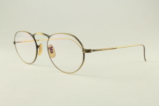 Rare Authentic Oliver Peoples M4 - XL AG Antique Gold 50mm Glasses Frames RX - able 2