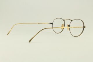 Rare Authentic Oliver Peoples M4 - XL AG Antique Gold 50mm Glasses Frames RX - able 3