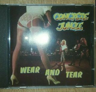 Concrete Jungle Wear And Tear Cd Glam Sleaze Metal 80s Aor Band Indie Rare