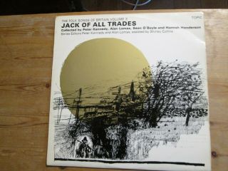 The Folk Songs Of Britain Vol 3 Jack Of All Trades Rare Topic Lp With Booklet