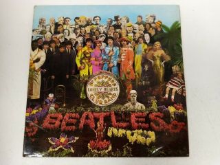 1967 The Beatles Sgt.  Peppers Lonely Hearts Club 12 " Lp 33 1/2 Rpm Rare 684