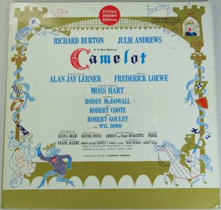 1960 Camelot Record Album Lp Broadway Soundtrack Julie Andrews Richard Burton