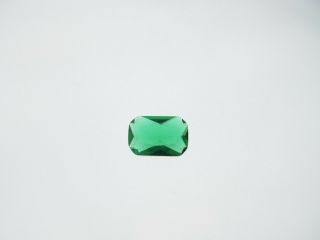 . 41ct Loose Antique Emerald Cut Lab Created Emerald Gemstone 6 X 4mm