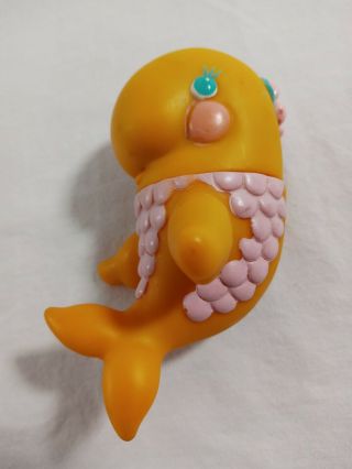 Vintage 1985 Tomy Sweet Sea Fashion & Friends Goldie The Goldfish Mer Pet Toy