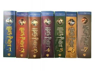 Harry Potter Ultimate Edition Blu Years 1 - 7 Complete Set (rare - Oop)